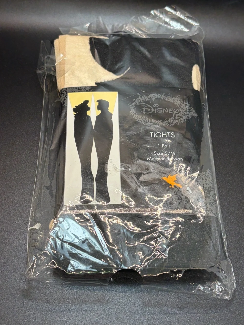 Disney Little Mermaid Ariel Prince Eric Tights S M Silhouette Novelty Hosiery